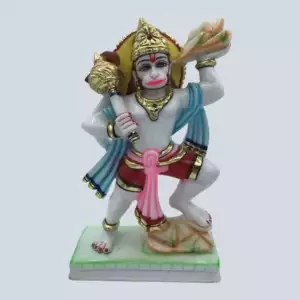 Hanuman Pahad Gold Emboss-12"