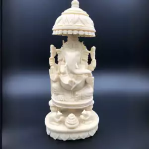 IVORY UMBRELLA GANESH 12'