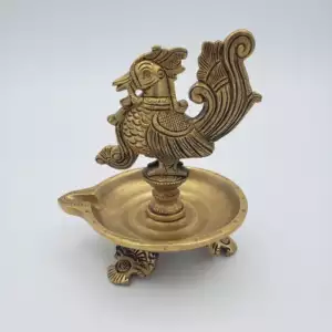 Peacock Diya Deep Bowl