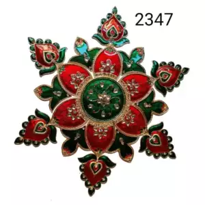 Peacock Rangoli METAL LARGE