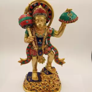 Stone Work Hanuman Pahad 17"